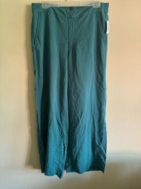 Old Navy Teal High-Rise Playa Wide Leg Size L